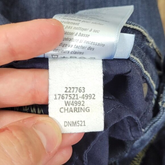 Paige Hoxton Ankle Skinny Jeans - Medium Dark Rinse Wash Denim Size 25 - Picture 13 of 14